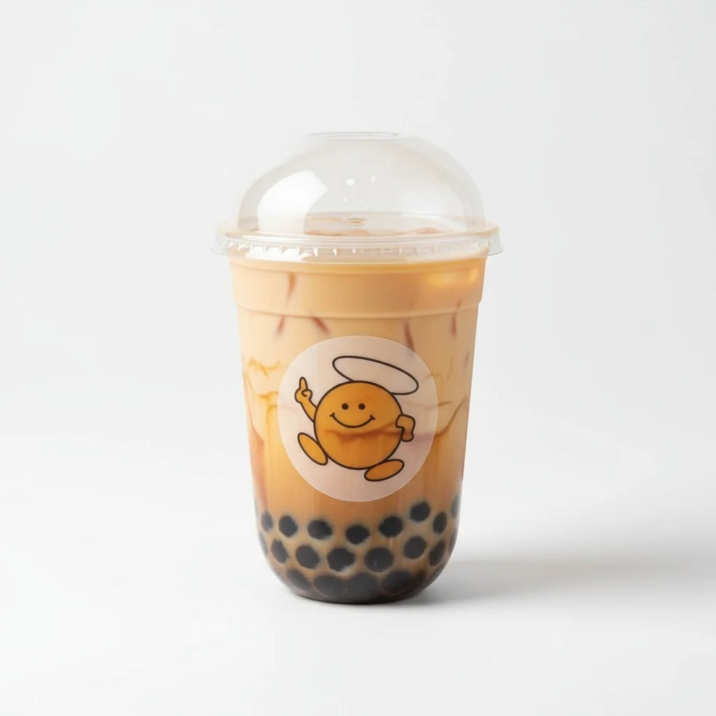 HappyCup Classic Milk Tea with tapioca pearls - Sydney bubble tea